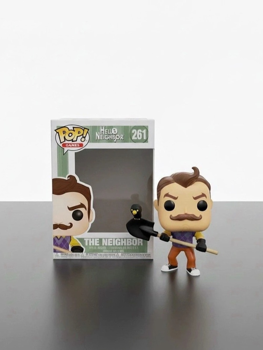 Funko The Neighbor #261 Pop! Games Figure Brown & Purple No plastic insert inclu
